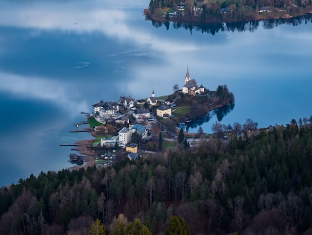 Maria Loretto Castle in Klagenfurt, Austria